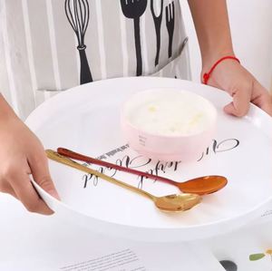 Tableware Watermelon Long Handle <b>Spoon</b> 304 Stainless Steel Korean <b>Spoon</b> Creative Cute <b>Spoon</b> for Household - Product Image 3
