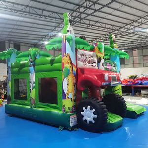 Structure gonflable commerciale Monster Truck, château gonflable, <span class=keywords><strong>camion</strong></span> <span class=keywords><strong>de</strong></span> pompiers, trampoline gonflable d'intérieur, parc <span class=keywords><strong>de</strong></span> saut gonflable - Product Image 2