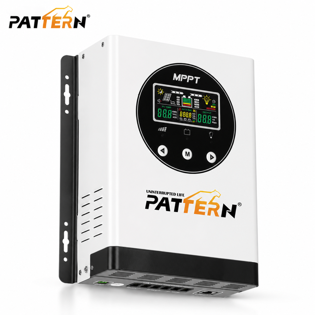 PATTERN Input Voltage 12V 24V 36V 48V DC 40A 60A Smart Solar Charge MPPT Solar Charge Controller for Home Solar System
