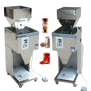 Semi Automatic Granule Weigher Powder Can Bag Bottle Jar Filling Packing Machine and Filler /spices Particle 10~1000g 1000BPH