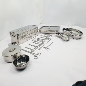 Juego de Instrumentos Quirúrgicos Menores de Acero Inoxidable BLACKSMITH SURGICAL para Cirugía General, Certificado CE Clase I - Product Image 3