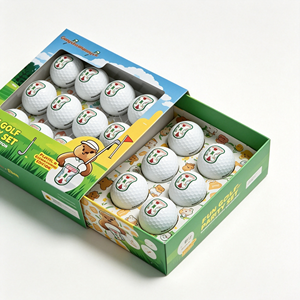 Coffret de fête de golf Golf Company Fun avec fenêtre transparente, emballage rigide pour cadeau et usage artisanal - Product Image 1