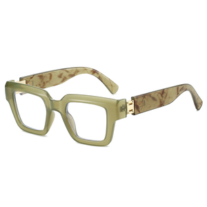 HS2235 Monture en <span class=keywords><strong>verre</strong></span> unisexe de qualité supérieure, design squelette, verres aquamarine, anti-lumière bleue pour jeunes - Product Image 4