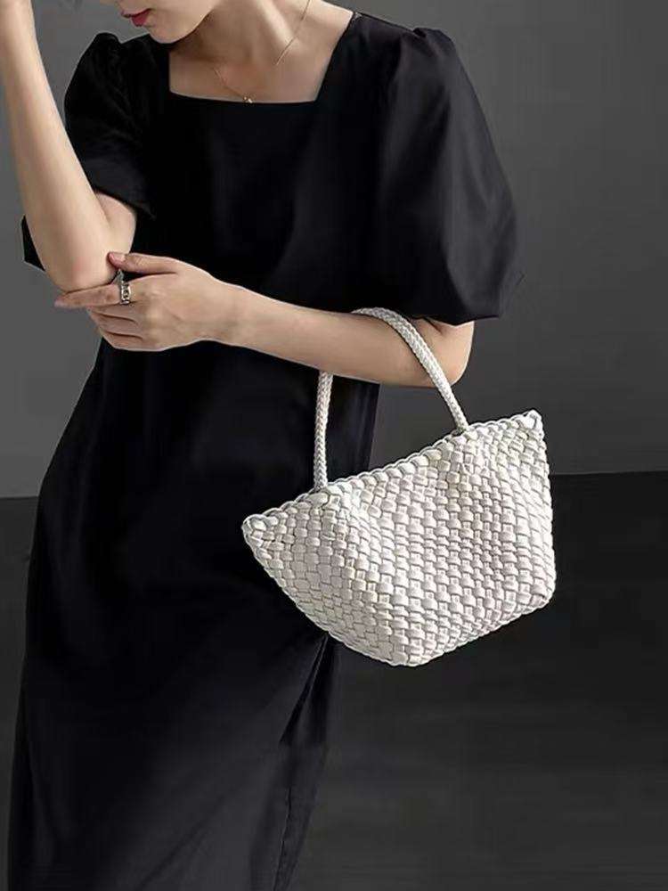 White (two-piece coin purse included)