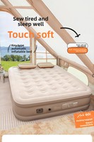 Matelas pneumatique gonflable automatique imperméable, capacité de charge de 300 kg, lit de camping extérieur pour 1 à 2 personnes, design pliable et léger