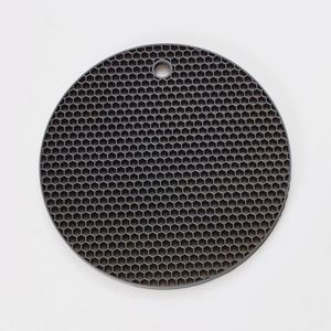 Almohadilla de silicona redonda para ollas y sartenes con soporte para cucharas y almohadillas antideslizantes para tarros, artículos de cocina de goma para el hogar - Product Image 4