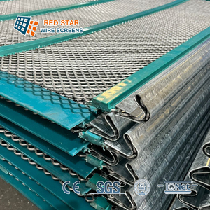 Bandes en PU pour écrans en treillis métallique tissé, haute résistance à l'usure, anti-éblouissement, autonettoyantes, à faible bruit, résistantes à l'écrasement et au soudage par pliage - Product Image 1