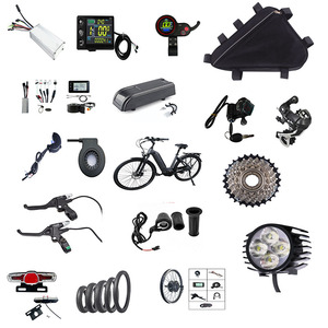 Suku Cadang Sepeda Listrik Perakitan Lampu Rem Cepat Handle Display Controller Sensor Ban Motor <span class=keywords><strong>Kit</strong></span> Baterai Pengganti Ebike - Product Image 1