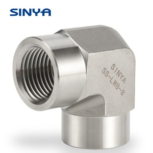 Tube d'instrumentation Raccord Raccords De Tuyauterie Coude de Rue En Acier Inoxydable 316 1/8 "NPT Mâle 1/2" NPT Femelle <span class=keywords><strong>Fileta</strong></span> - Product Image 3