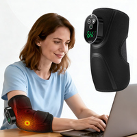 Ceinture de massage chauffante intelligente à vibration pour soulager la douleur des articulations des mains, attelle chauffante électrique sans fil pour le coude avec massage