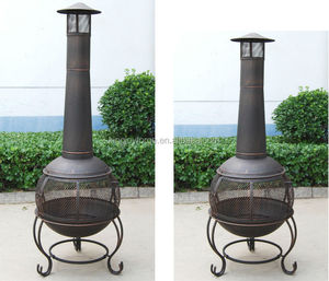 Cast outdoor ferro <span class=keywords><strong>stufa</strong></span> a legna di terracotta firepit - Product Image 6