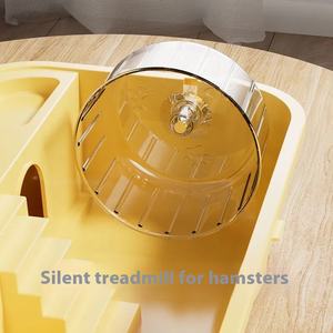 Gabbia per Orsi e Criceti in Plastica Dorata con Vassoio e Acqua, Nuovo Design Animale Cartoon, Ampio Spazio, Prezzo Promozionale all'Ingrosso - Product Image 2