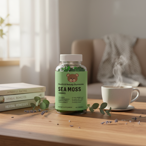 Caramelle Gommose Multivitaminiche Vegane Biologiche al Muschio Marino Integratore per la Bellezza Naturale della Pelle - Product Image 5