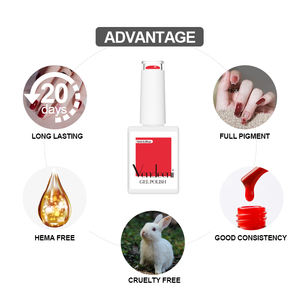 Vendeeni-Kit de vernis à ongles en Gel, 36 pièces, pour Nail Art, couleurs rouges, à tremper, avec couche de Base supérieure, Oem - Product Image 4