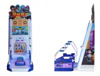Vente chaude à pièces nouveau simulateur de planche à roulettes d'arcade Machine de jeu de course de joie d'amusement de sport d'intérieur