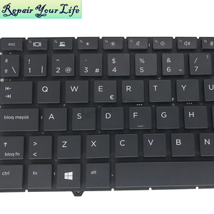 Clavier d'ordinateur portable rétroéclairé en espagnol pour HP <span class=keywords><strong>Zbook</strong></span> <span class=keywords><strong>x360</strong></span> G5 <span class=keywords><strong>ZBook</strong></span> Studio G5 1050 G1 XW1 SG-91610-2EA SN6173BL1, neuf, noir - Product Image 3