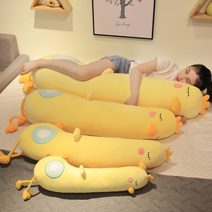 HY Nouveau Adorable Dinosaure Vert <span class=keywords><strong>Licorne</strong></span> Canard Jaune Géant <span class=keywords><strong>Peluche</strong></span> Coussin Doux Jouet en <span class=keywords><strong>Peluche</strong></span> - Product Image 2