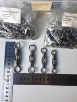 Mousqueton pivotant en acier inoxydable de haute qualité pour la pêche en eau salée au gros gibier, type allemand