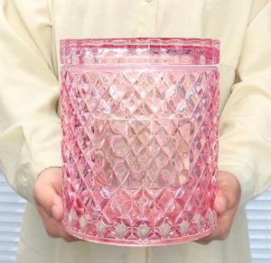 LANGXU - Azucarero Moderno Personalizado de 63 oz, Color Rosa Dorado, con Diseño de <span class=keywords><strong>Granada</strong></span>, Jarra de Cristal Tallada en Diamante, Bonitas Tazas y Tazones de Cristal para Alimentos - Product Image 1