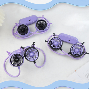 Offre Spéciale petit ventilateur de montage de cou extérieur de charge USB suspendu pour la voiture à usage domestique Source d'alimentation électrique en plastique pour les gars <span class=keywords><strong>paresseux</strong></span> - Product Image 2