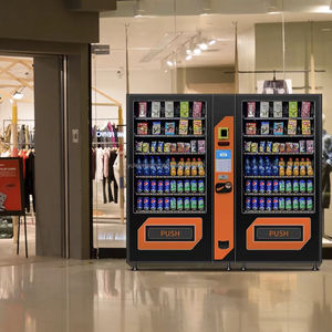 Máquina Expendedora Combinada de Snacks y Bebidas con Pago por Monedas, Billetes y Código QR, Máquina Expendedora Autoservicio 24h para Venta Minorista - Product Image 6