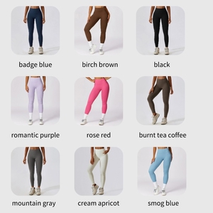 Venta al por mayor deporte Fitness <span class=keywords><strong>Leggins</strong></span> Hip Lifting melocotón glúteos mujeres Yoga entrenamiento Leggings elásticos Deporte Pantalones gimnasio elástico Legging - Product Image 5