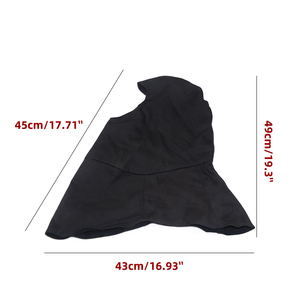 Masque en tissu ignifuge TRUSOXIN CM02 noir pour la protection du visage et du cou - Product Image 3