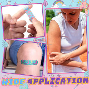 YOJO - Tiritas de Grado Médico, Marca OEM, Impresión Flexible, Diseño de Dibujos Animados, Certificación CE, Esterilizadas con Óxido de Etileno, Personalizadas para Niños - Product Image 6