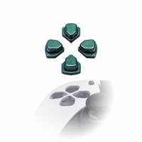 Pièces de rechange pour manette PS5 : D-Pad modulaire dégradé, boutons ergonomiques en ABS peints, texture métallique