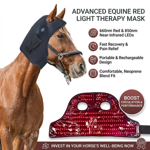 Dispositivo de Terapia Personalizado de 660nm y 850nm para Recuperación de Lesiones en la Cabeza de <span class=keywords><strong>Caballos</strong></span>, Curación de Fracturas, Terapia de Luz Roja Portátil para la Cabeza de <span class=keywords><strong>Caballos</strong></span> - Product Image 1