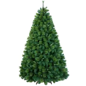 उच्च गुणवत्ता वाले पीवीसी और पाइन सुई मिश्रित सजावटी पीवीसी क्रिसमस पेड़ कृत्रिम हस्तनिर्मित क्रिसमस पेड़