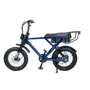 Vélo électrique pour adultes, vélo électrique motorisé motorisé MAC, 1000W, à suspension intégrale et à gros pneus
