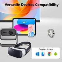 Souris intelligente portable, contrôleur gestuel pour doigt, contrôle de la défilement des pages PPT, contrôle vidéo AR, compatible iOS, Android, PC, ordinateur portable, tablette