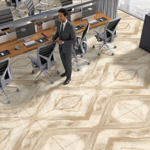 Ivory Wood Look Porcelain Tiles 24x48 Inch Matte Floor Wall for Hotel Home Interior Projects - Product Image 4