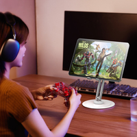FEIXIANG X98 Support de téléphone en aluminium réglable et pliable à 360 degrés pour le bureau et le lit