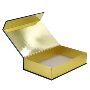 Custom Grande Ímã Dobrável Caixa De Embalagem Com Caixa De Presente De Casamento De Roupas Magnéticas