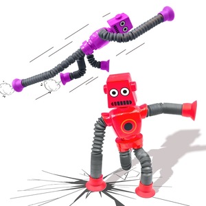 Jouet robot télescopique extensible amusant avec ventouse en PVC, anti-stress, animal de puzzle, combo farceur, cadeau unisexe - Product Image 6