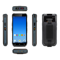 PDA Móvil de 6 Pulgadas con Escáner de Códigos de Barras 1D y 2D, Tablet PC Android Resistente, Lector NFC, Sistema de Gestión de Inventario Logístico, Memoria de 4GB+64GB