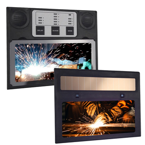 Máscara de Soldadura con Filtro de Atenuación Automática, Batería de Litio Solar, Lente de Espejo Inteligente con Color Real para Soldadura TIG, MIG, MMA, MAG - Product Image 1