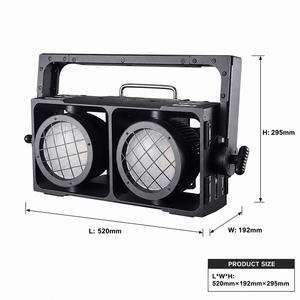 Lampu <span class=keywords><strong>Blinder</strong></span> LED Cob RGBA+WW 2*300w Tahan Air IP65 DMX512 untuk Konser Luar Ruangan, Acara, Klub & Panggung Teater Langsung - Product Image 5