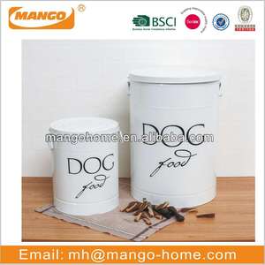 Wadah Makanan Hewan Peliharaan Logam Galvanis Kapasitas Besar - Product Image 6