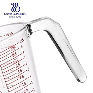 Bình Thủy Tinh Borosilicate Cao Chịu Nhiệt MOQ Thấp 250Ml/<span class=keywords><strong>500Ml</strong></span> 1000Ml Bình Đo Nước Thủy Tinh Đánh Dấu Ve Bình Sữa - Product Image 3