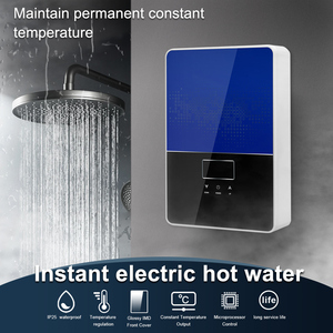 Calentador de Agua de <span class=keywords><strong>Baño</strong></span> de Alta Eficiencia, Calentador Eléctrico Instantáneo de 5500W sin Tanque <span class=keywords><strong>para</strong></span> Ducha, con Temperatura Ajustable y Seguridad - Product Image 6