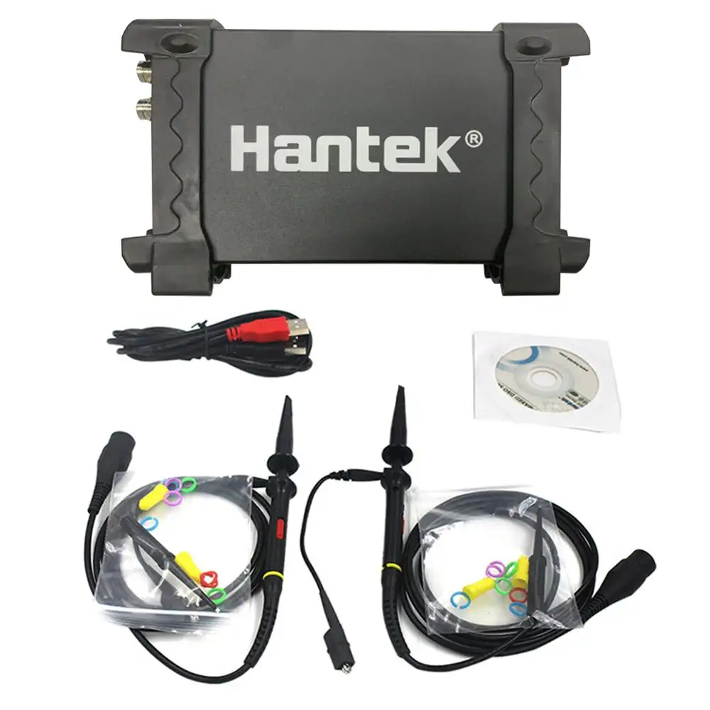 Hantek6022BE/Hantek6052BE/Hantek6082BE/Hantek6102BE/Hantek6212BE Máy Vi Tính USB Dao Động 2 Kênh 20MHz-200MHz