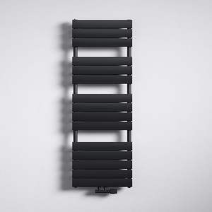 Calentador de Toallas Eléctrico Moderno de Acero Cromado, <span class=keywords><strong>Radiador</strong></span> de Baño con Control Táctil LED de 500W, Negro, para Uso en Hoteles y Apartamentos - Product Image 2