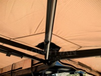 Auvent XL double poteau à LED 270 degrés pour SUV 4x4, abri de toit pour camping et équipement de voyage en extérieur