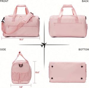 Sac de sport pour femme, petit sac de fitness et d'entraînement avec compartiment à chaussures, sac de sport à séparation humide et sèche - Product Image 4