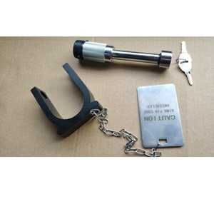 5th Wheel Trailer Anti Theft <b>Lock</b> Kit <b>Key</b> Operated Polished Finish General Use - Product Image 1
