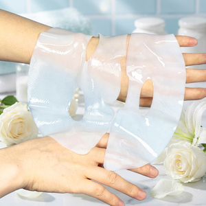 Mascarilla Facial <span class=keywords><strong>de</strong></span> Colágeno Bio Rosa, Lámina <span class=keywords><strong>de</strong></span> Hidrogel Antienvejecimiento, Blanqueadora e Hidratante para el Cuidado <span class=keywords><strong>de</strong></span> <span class=keywords><strong>la</strong></span> Piel, Marca Privada OEM B2B - Product Image 1