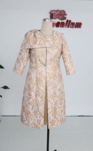 Nouvelle conception, veste longue de haute qualité, taille plus, costume pour femmes, vêtements pour femmes avec 2 pièces - Product Image 3